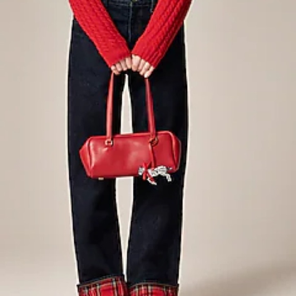 J. Crew Leather Zebra Bag Charm - Picture 3 of 4